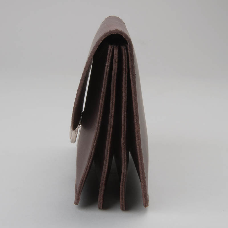 Papoutsi Borsa Geldbörse aus braunem High Chaparral Leder