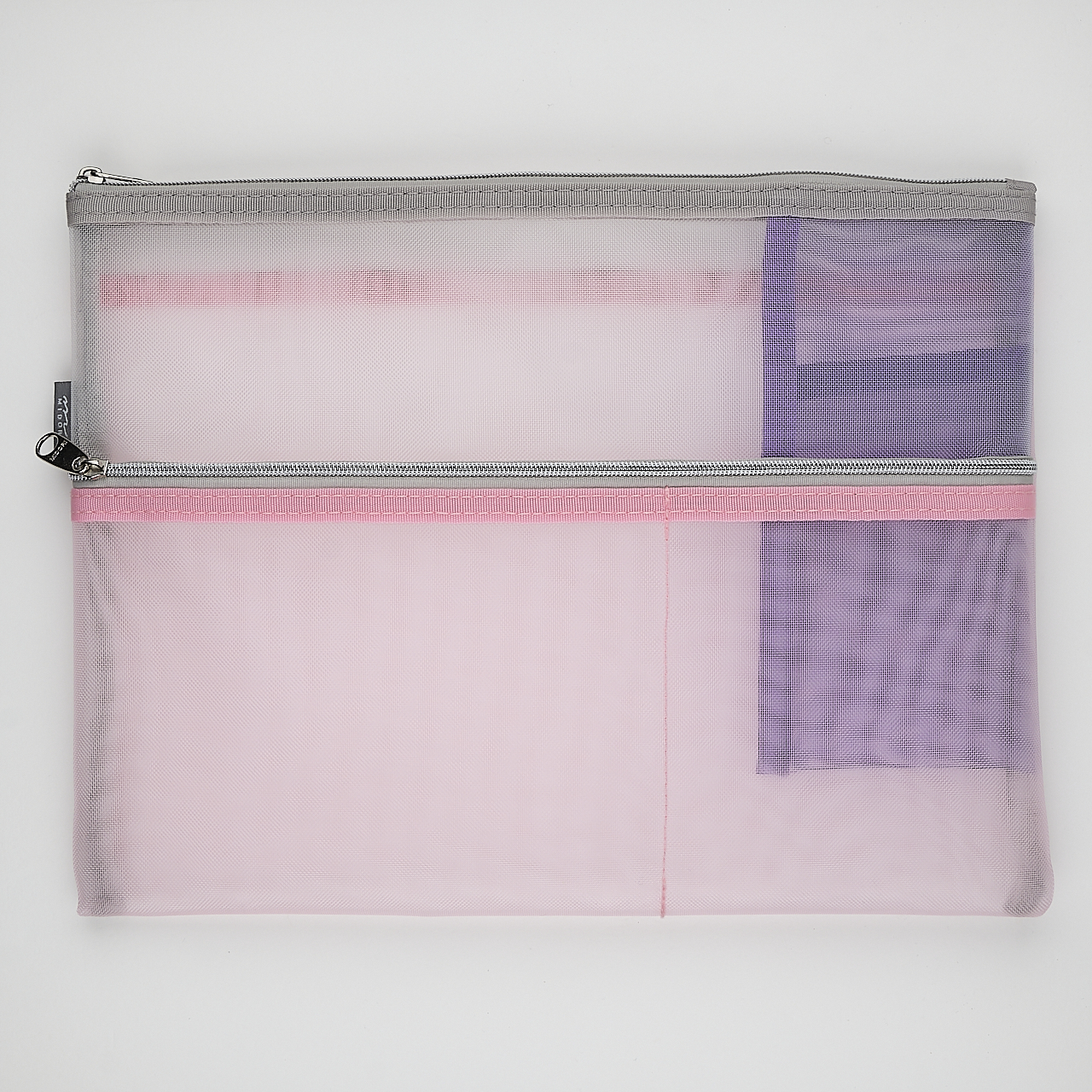 Midori Mäppchen Pen & Tool Pouch Mesh pink (B5)
