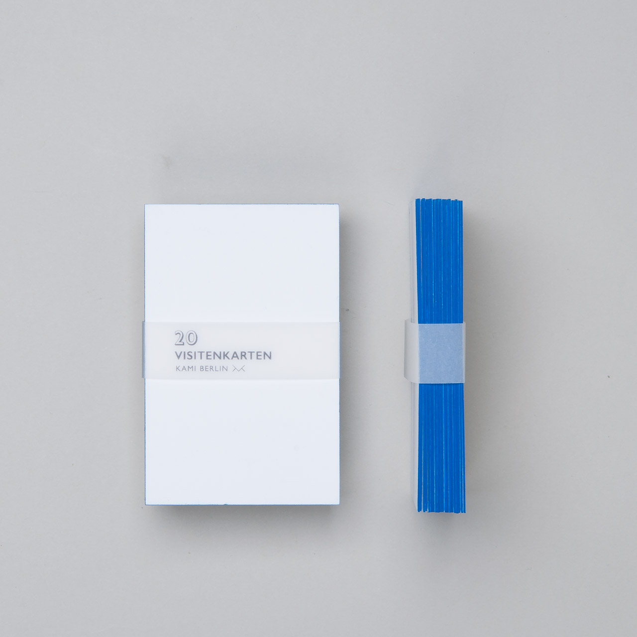 KAMI Visitenkarten blau