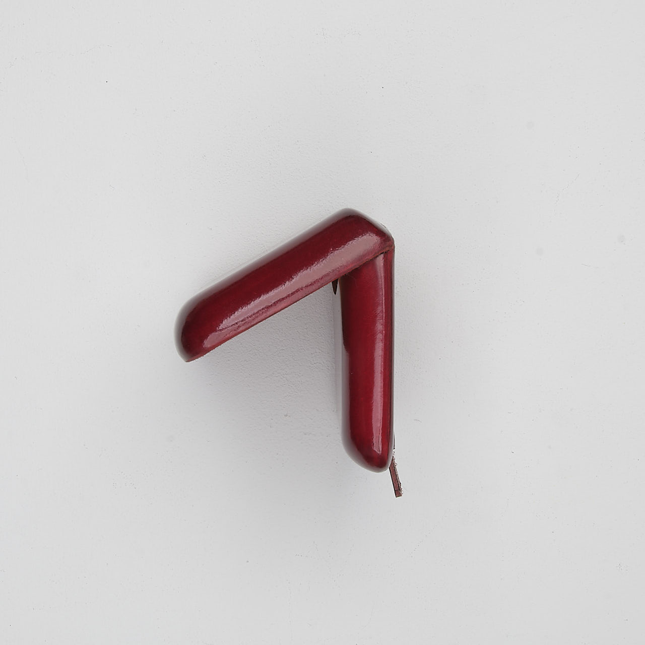 Kartenetui aus Leder rot