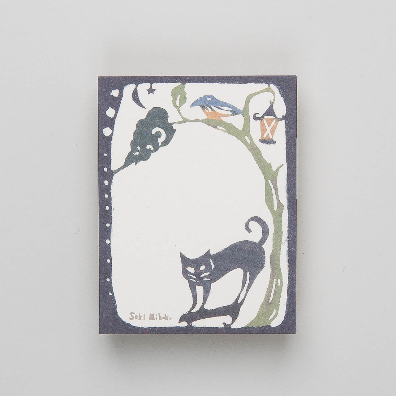japanische Nachrichtenkarte "schwarze Katze" 