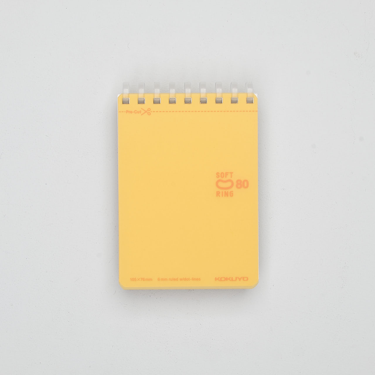 Kokuyo Ringbuch Soft Ring punktliniert gelb (A7) SV378BT-YR