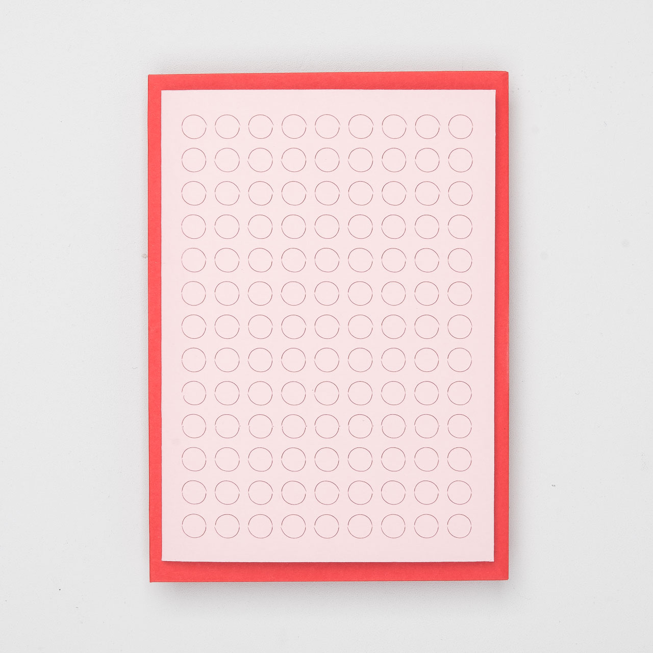 Jot Paper Karte "Poke a Dot" pink-rot
