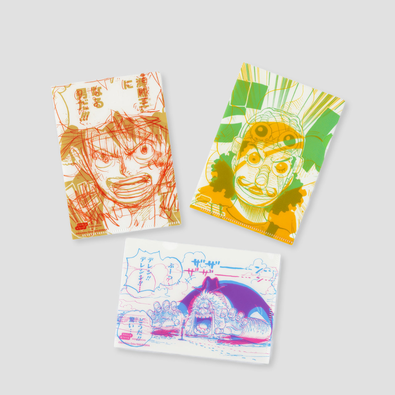 Hobonichi ONE PIECE magazine: Clear Folder 3er-Set (A6)