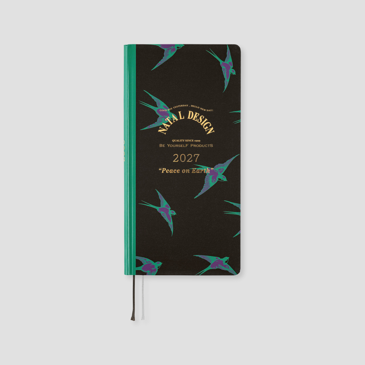 Hobonichi Pocket Planner 2027 Weeks Natal Design: Lucky Swallow (engl.)