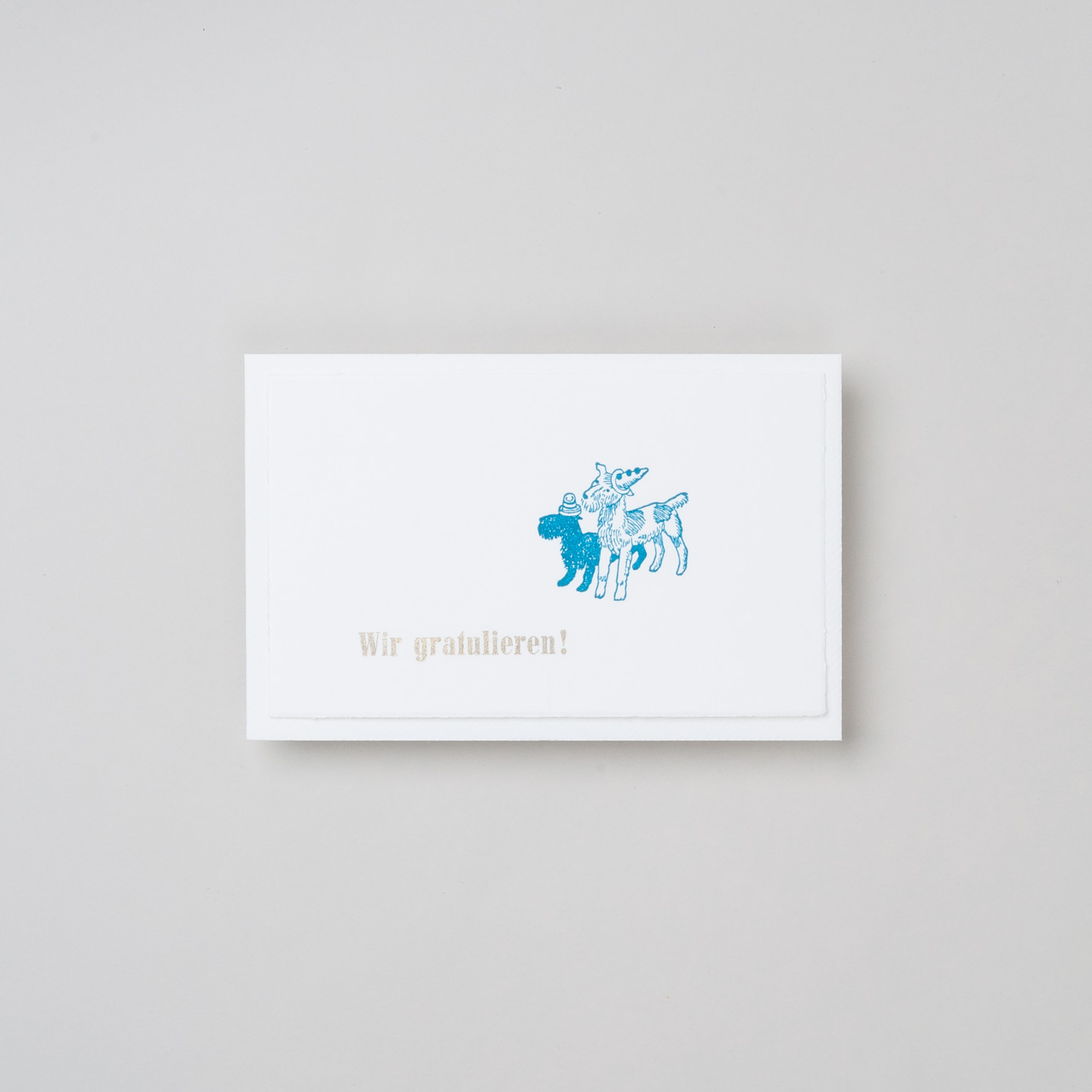 Klappkarte "Wir gratulieren!" 