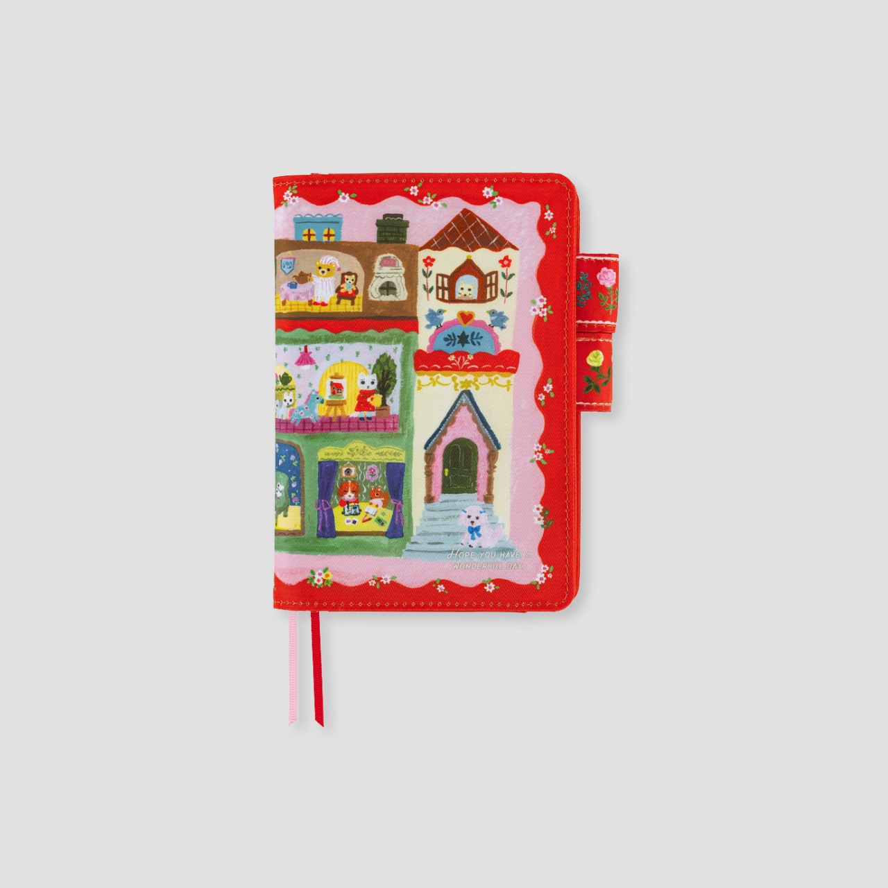 Hobonichi Cover Yumi Kitagishi: White Cat House (A6)