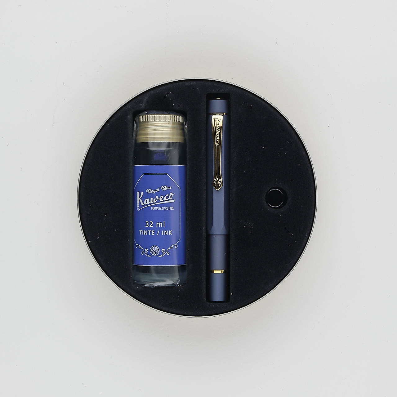 Kaweco Kolbenfüller SPORT AL Navy/Gold (B)