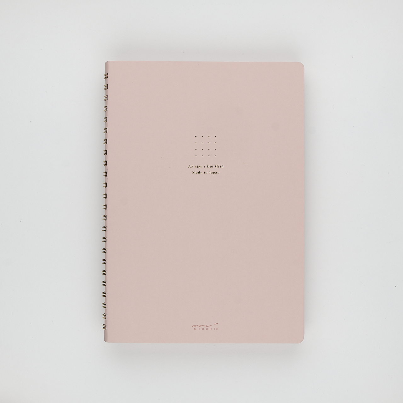Midori Ringbuch Dot Grid rosa (A5)