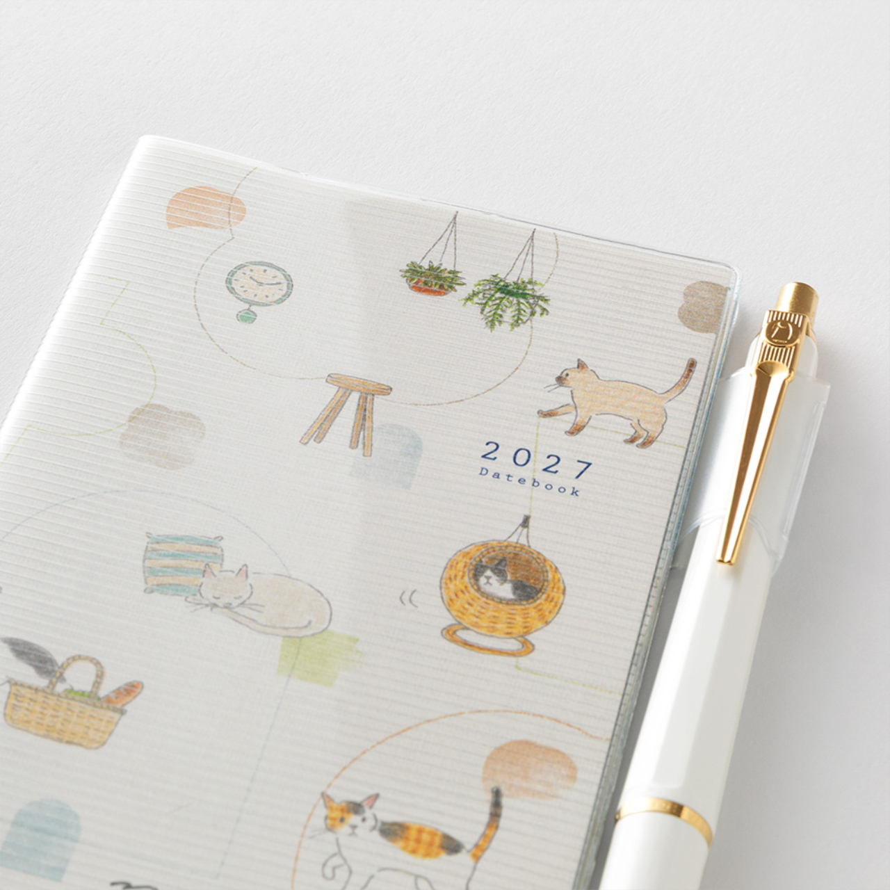 Midori Planer Pocket Diary Cat 2027 (Mini)