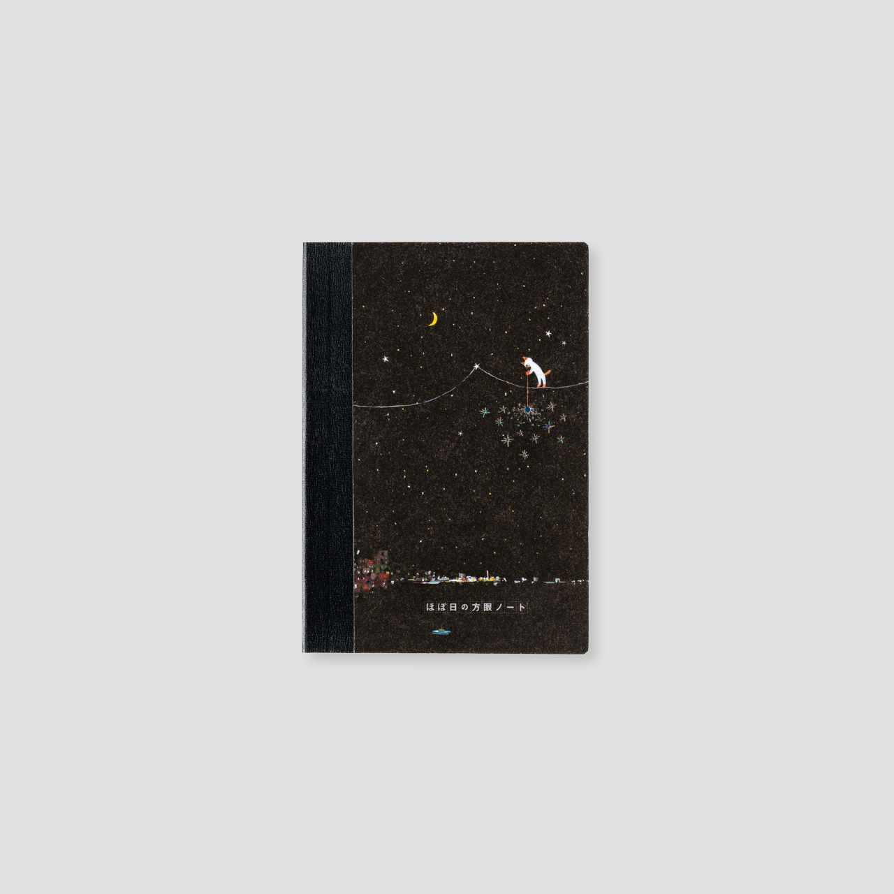 Hobonichi Hiroko Kubota: Notizbuch kariert (A6) - Another night of falling star sparklers
