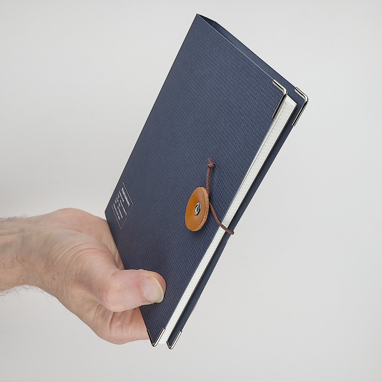 Kleid Ringbuch mit Kordel navy