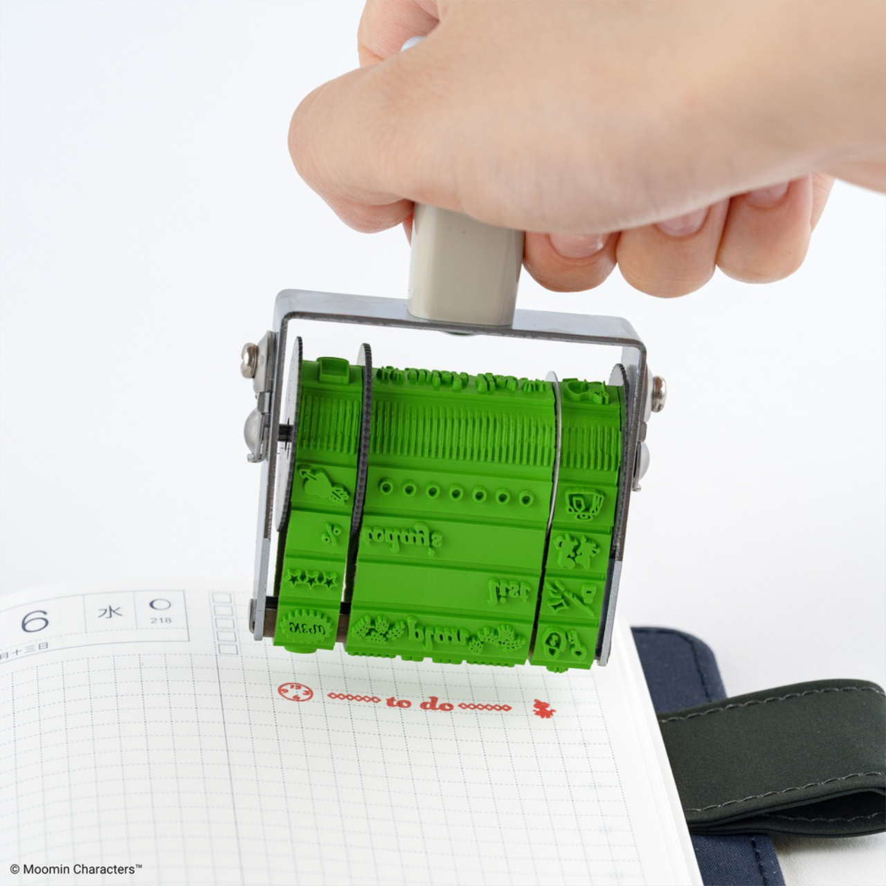 Hobonichi x Sanby: Rotating Stamp for the Techo - Moomin