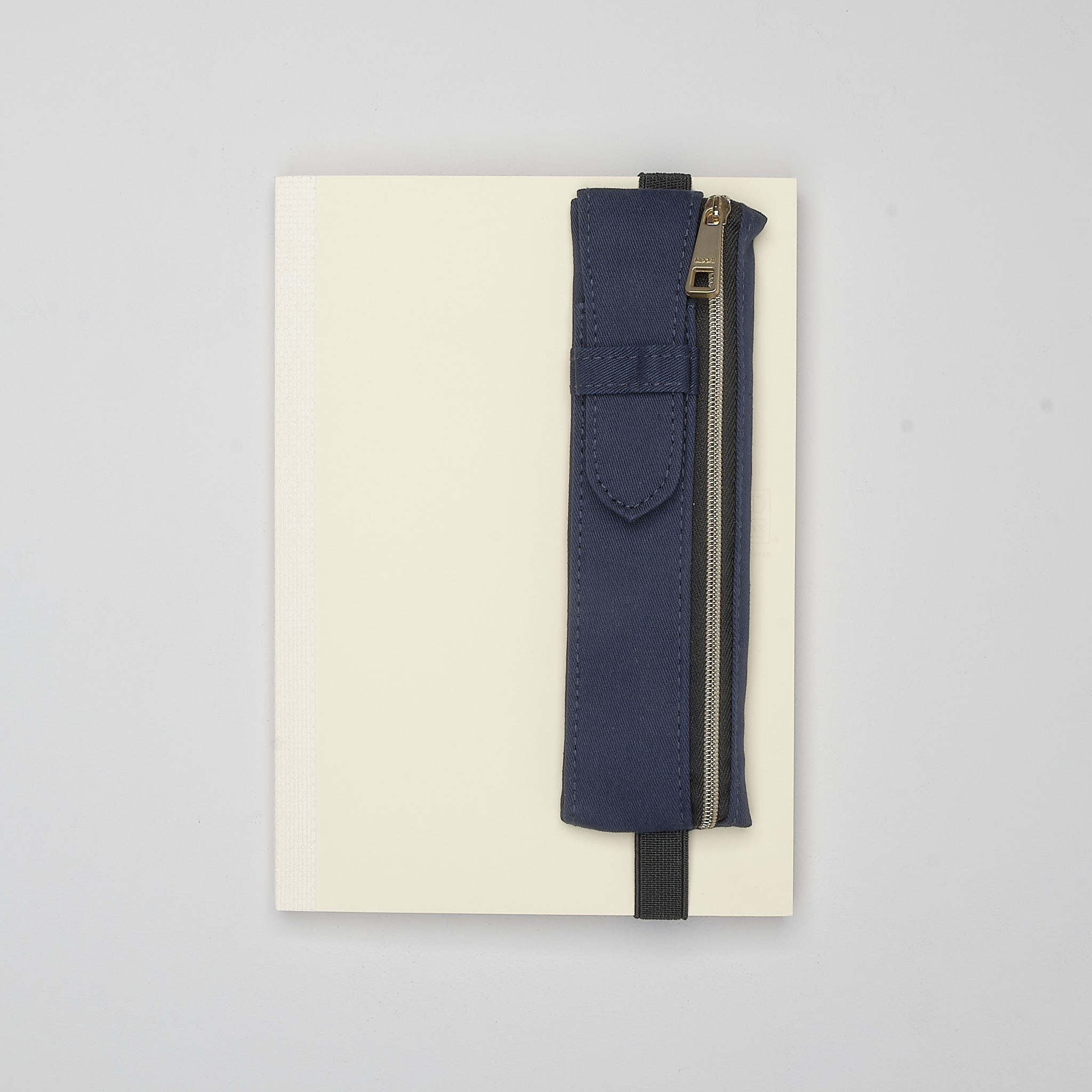 MIdori Buchband Mäppchen blau