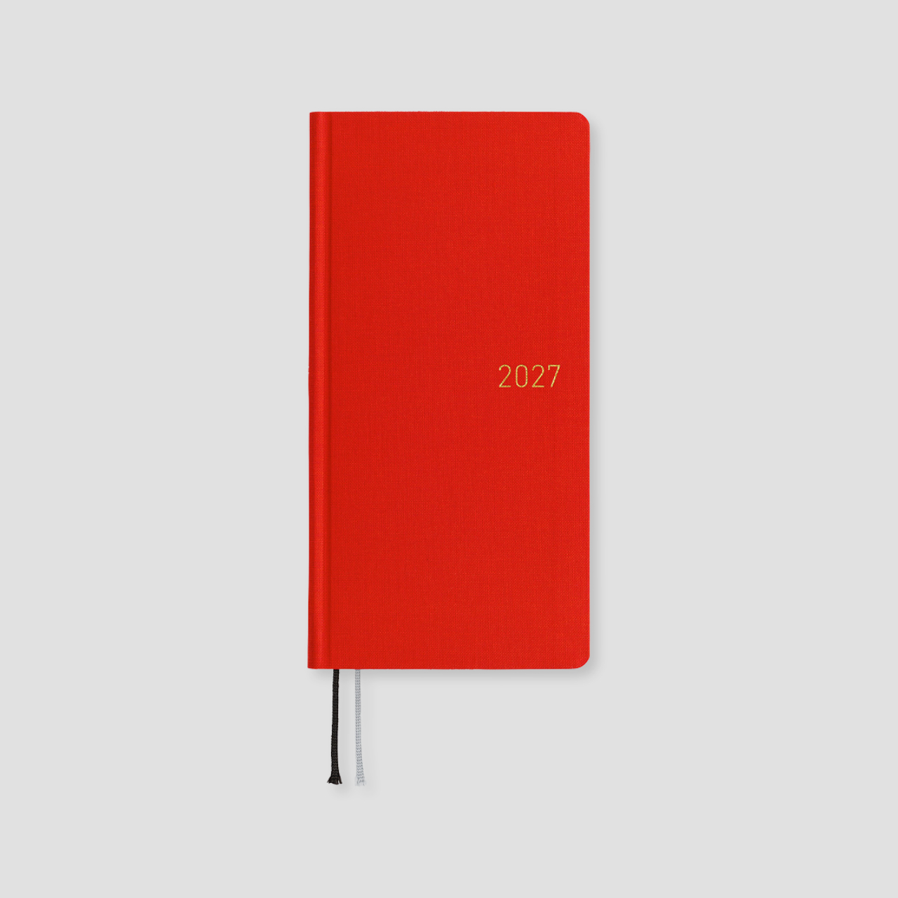 Hobonichi Pocket Planner 2027 Weeks MEGA Colors: Poppy Red (engl.)