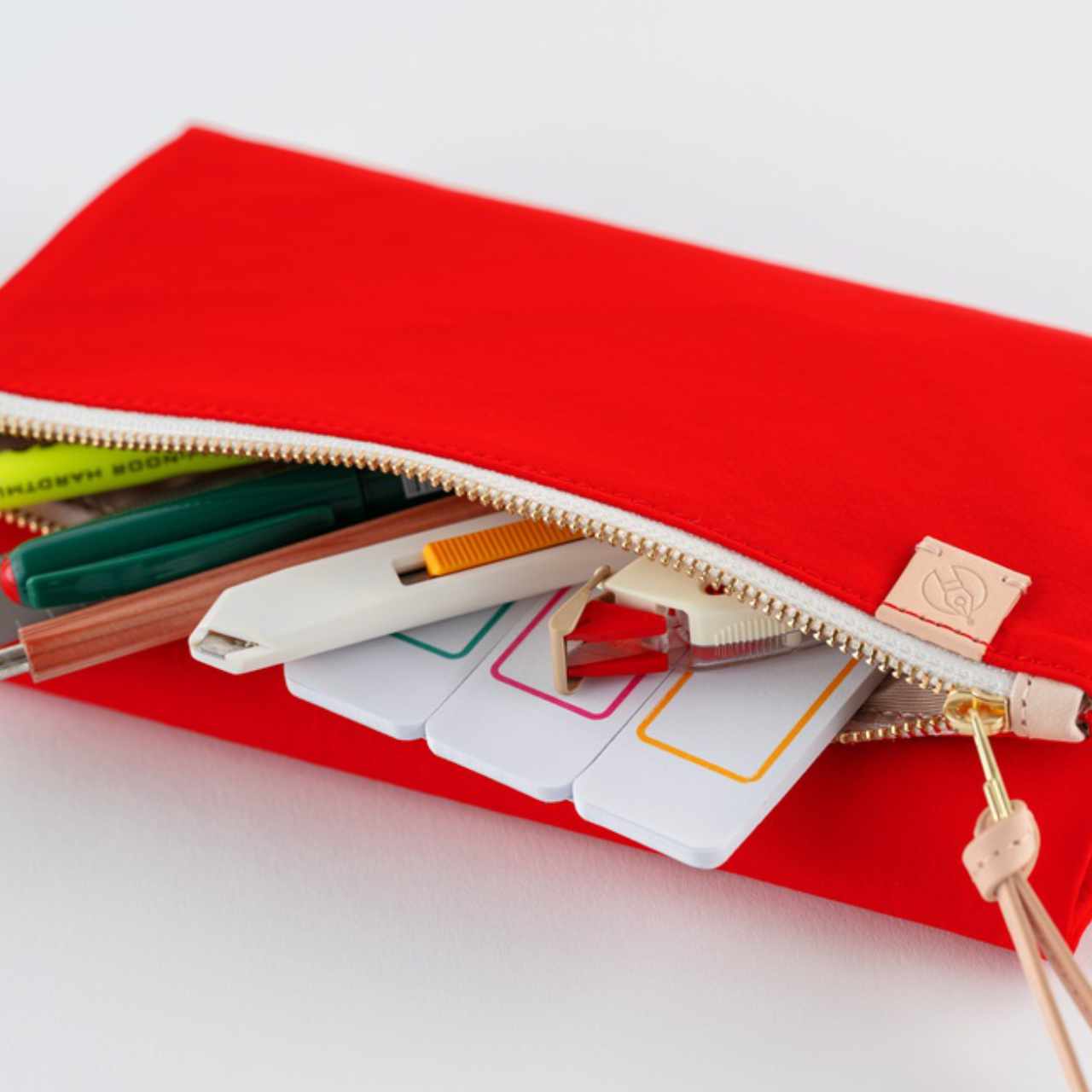 Hobonichi Cover Tragen: Red (Weeks)