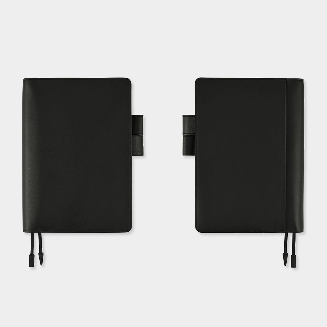 Hobonichi Cover Techo Cousin Leather: TS Basic - Black (A5)
