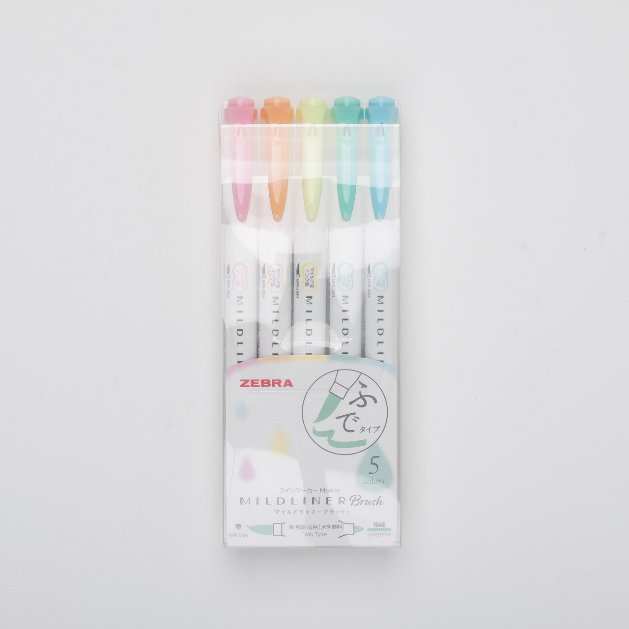 Zebra Mildliner Pastel Set (5 St)