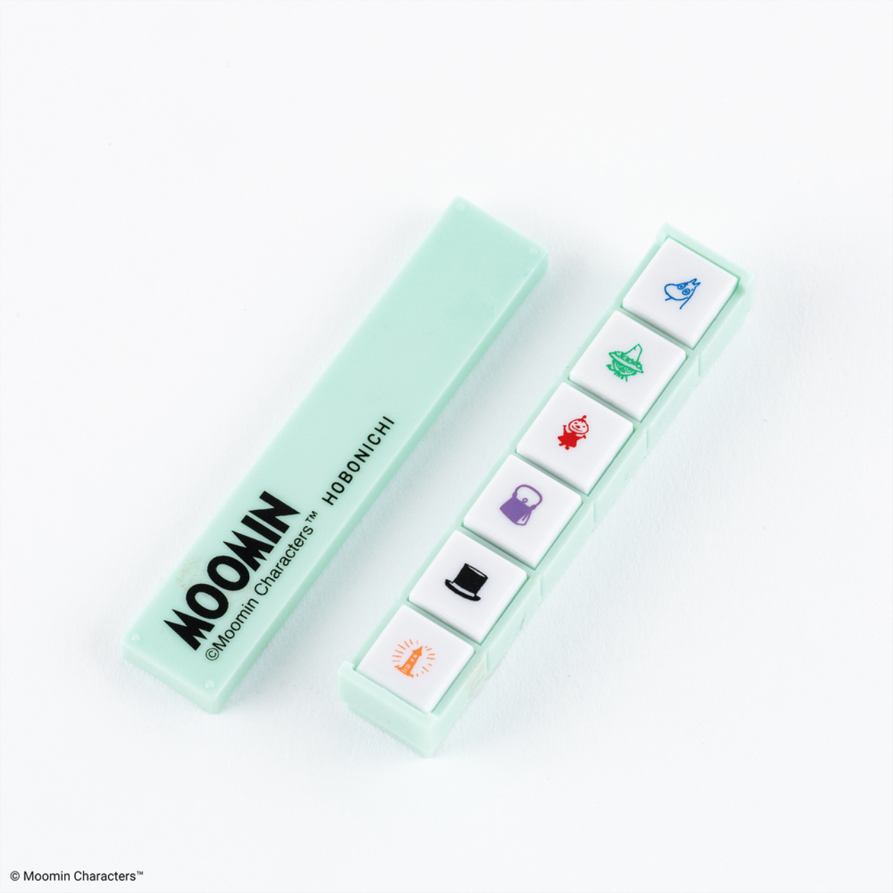 Hobonichi x Kodomo no Kao: Pochitto6 Push-Button Stamp (Moomin)