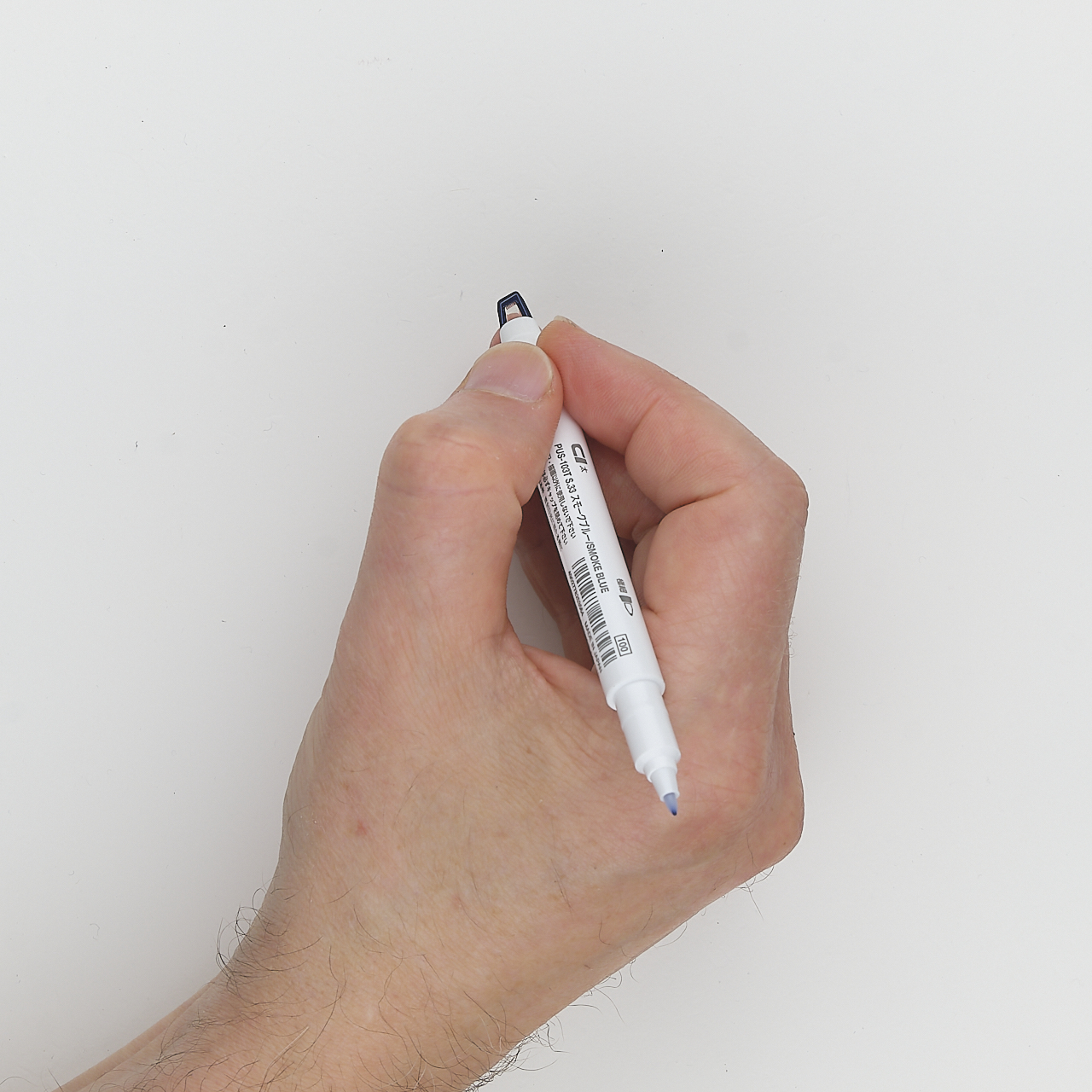 Uni Textmarker Propus Window rauch blau