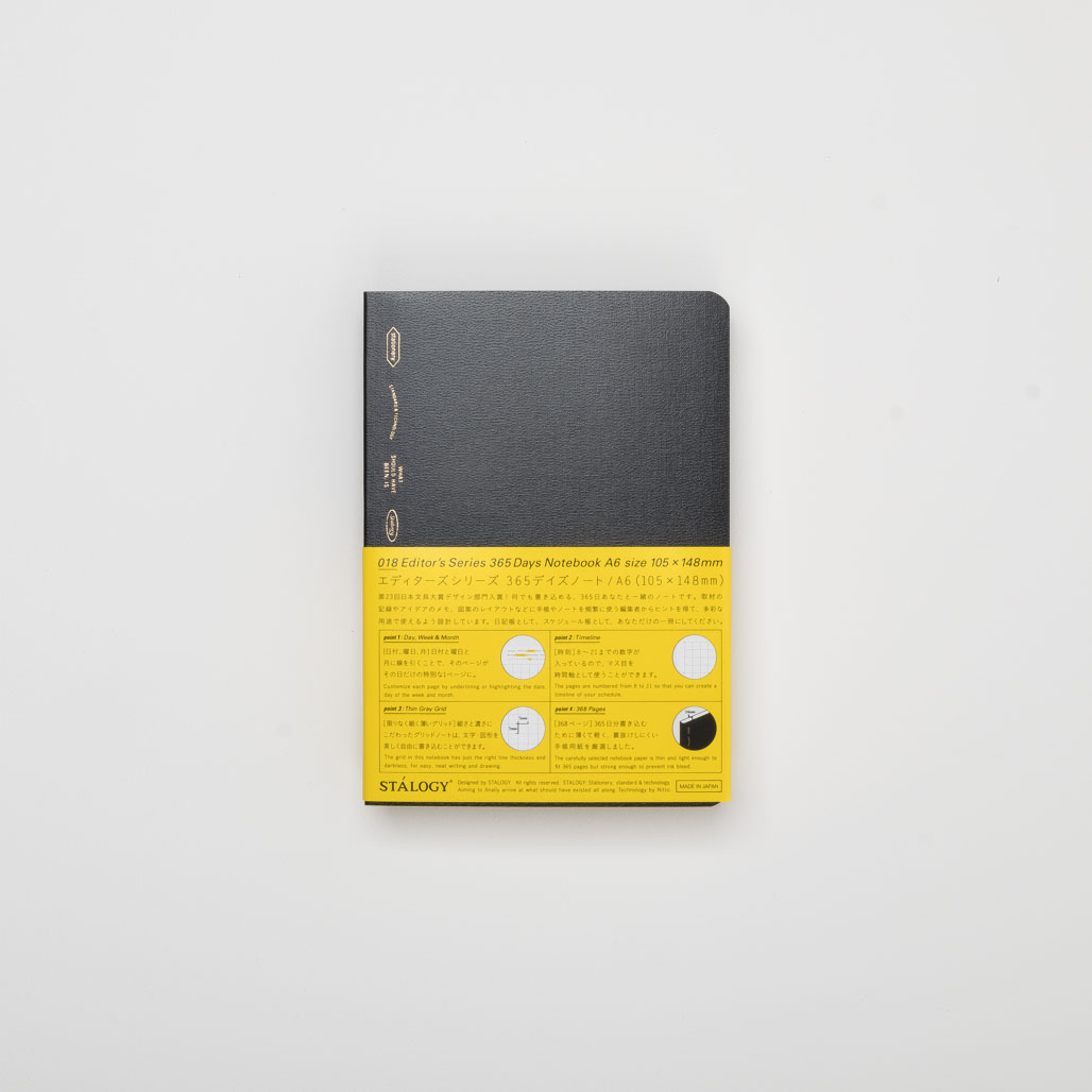 Stalogy Notizbuch 018 Editor's Series 365 Tage A6