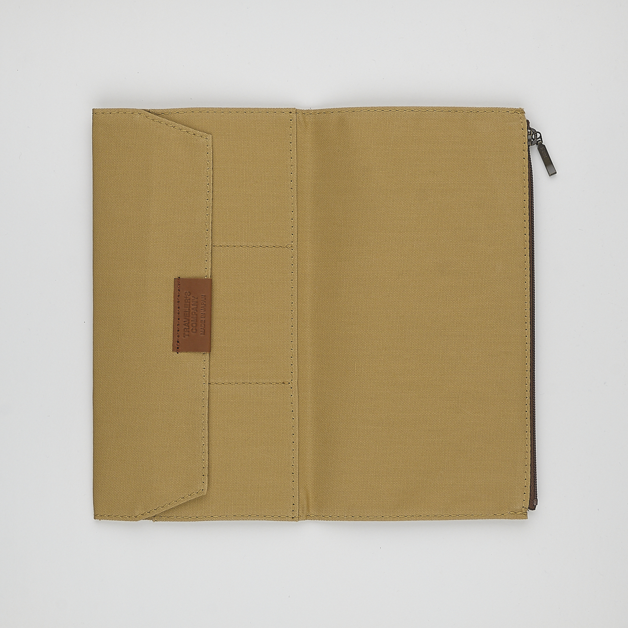 Traveler's Factory Zipper Case Regular Baumwolle beige