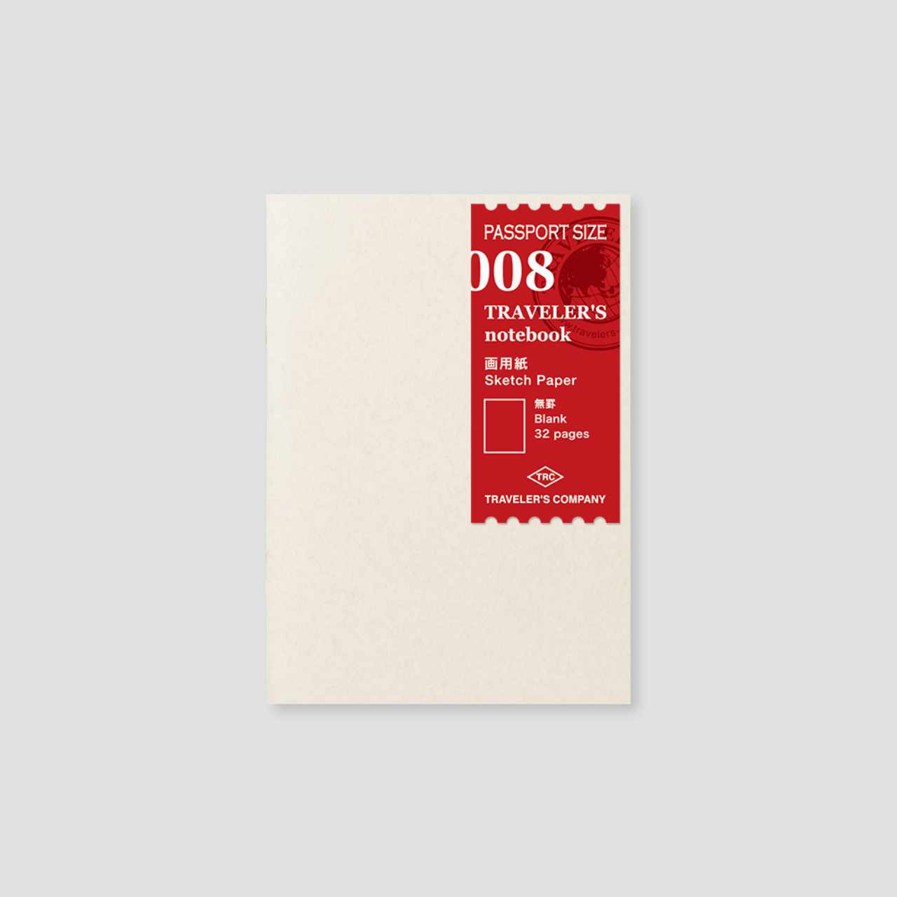 Traveler's Notebook Passport "008" Sketch Papier