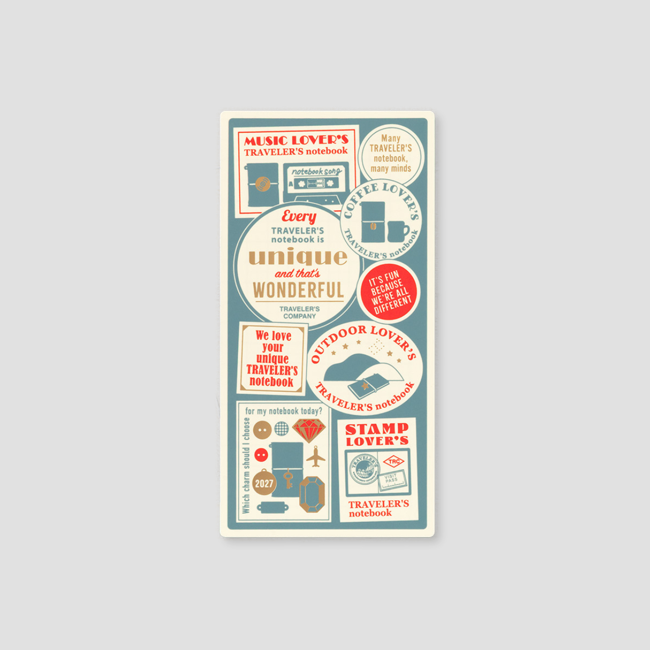 Traveler's Notebook Regular 2027 Schreibunterlage