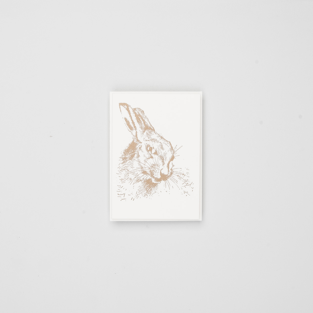 Archivist Letterpress Klappkarte "Hase"