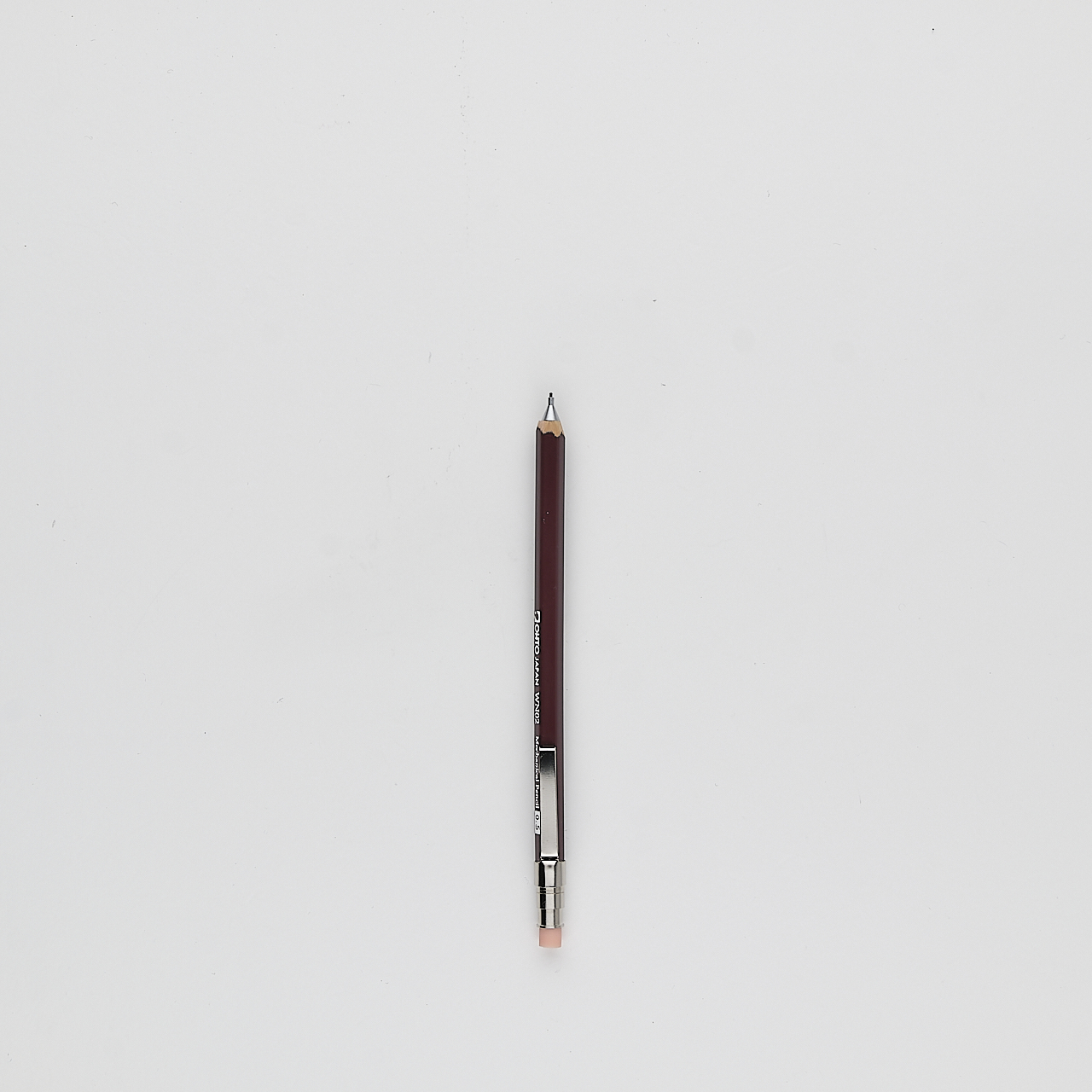 Ohto Druckbleistift WN02 aus Holz burgundrot (0.5 mm)