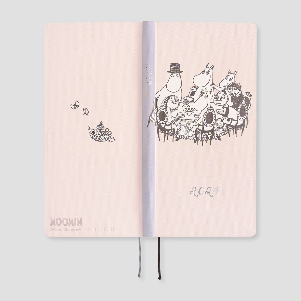 Hobonichi Pocket Planner 2027 Weeks Moomin: At the Table (engl.)