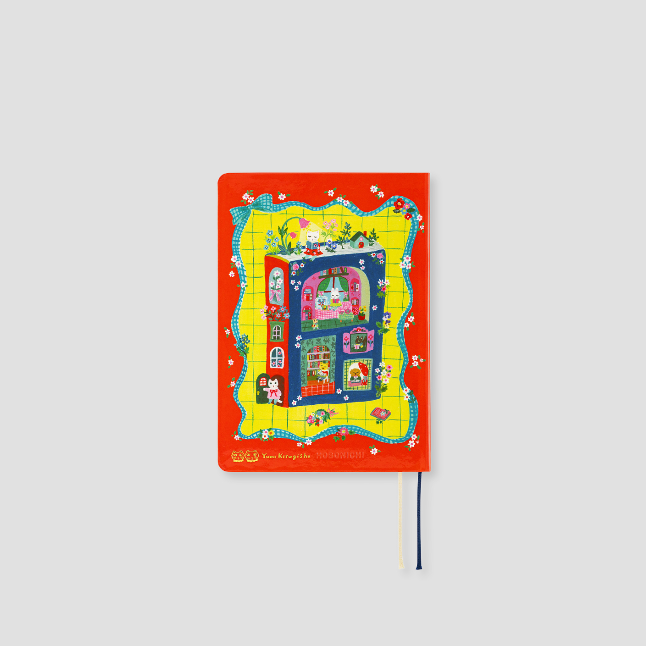 Hobonichi Planer 2027 HON Yumi Kitagishi: White Cat and Rabbit's Tea Room (A6, eng.)