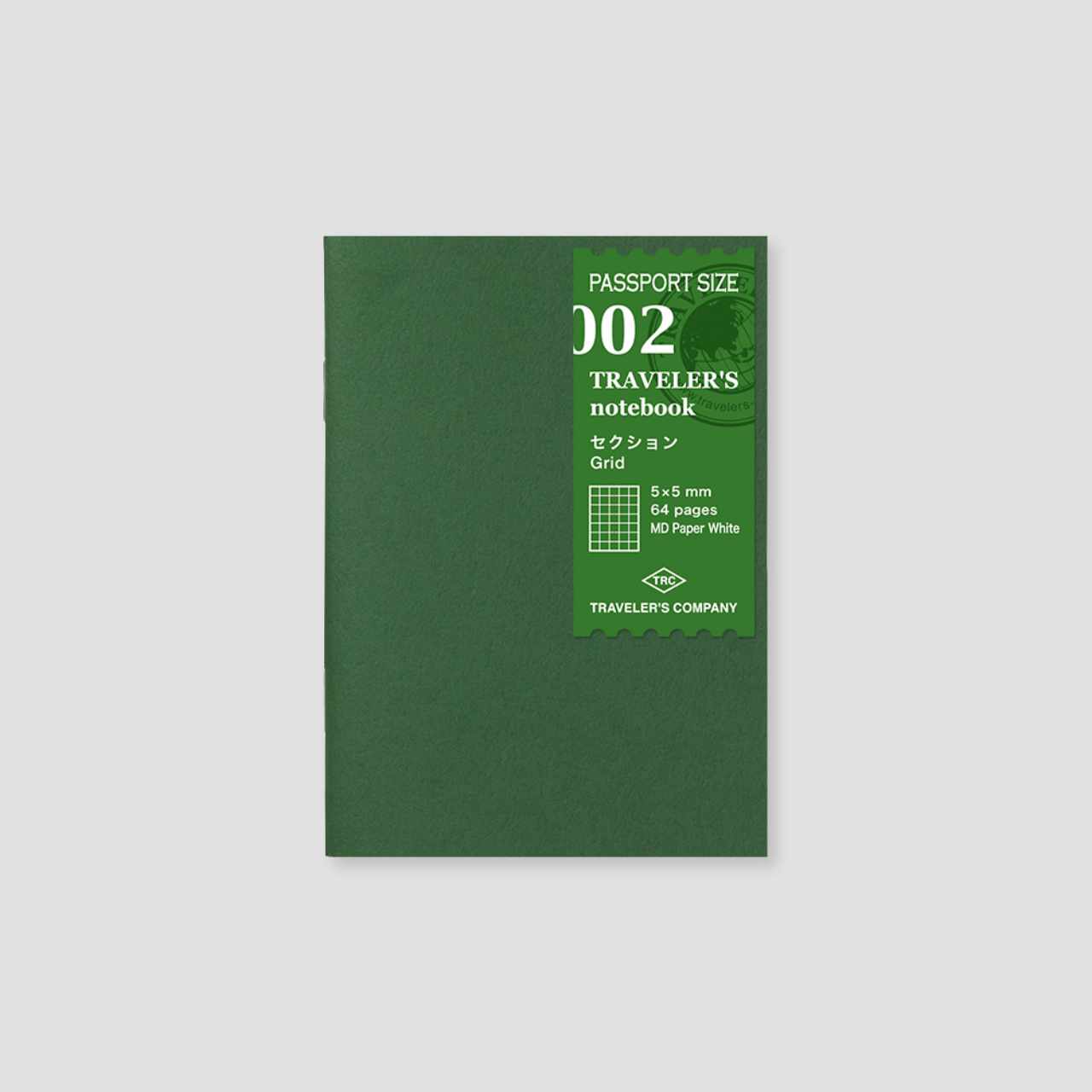 Traveler's Notebook Passport "002" kariert