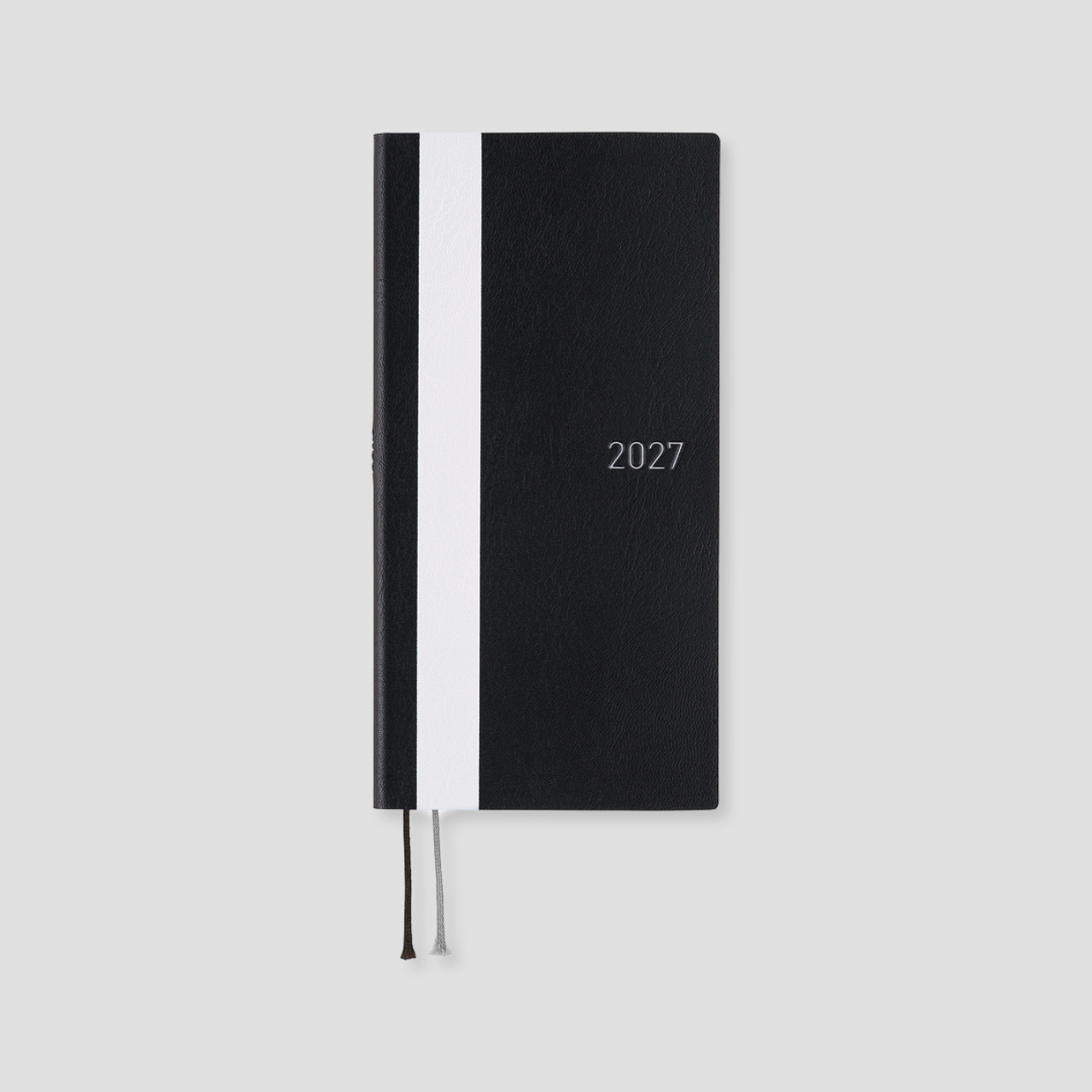 Hobonichi Taschenplaner 2027 Weeks White Line: Black (engl.)