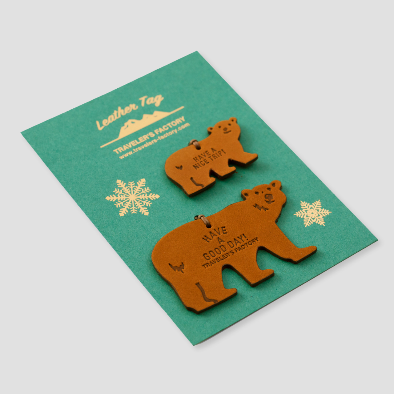 Traveler's Factory Anhänger Bear Leather Tag
