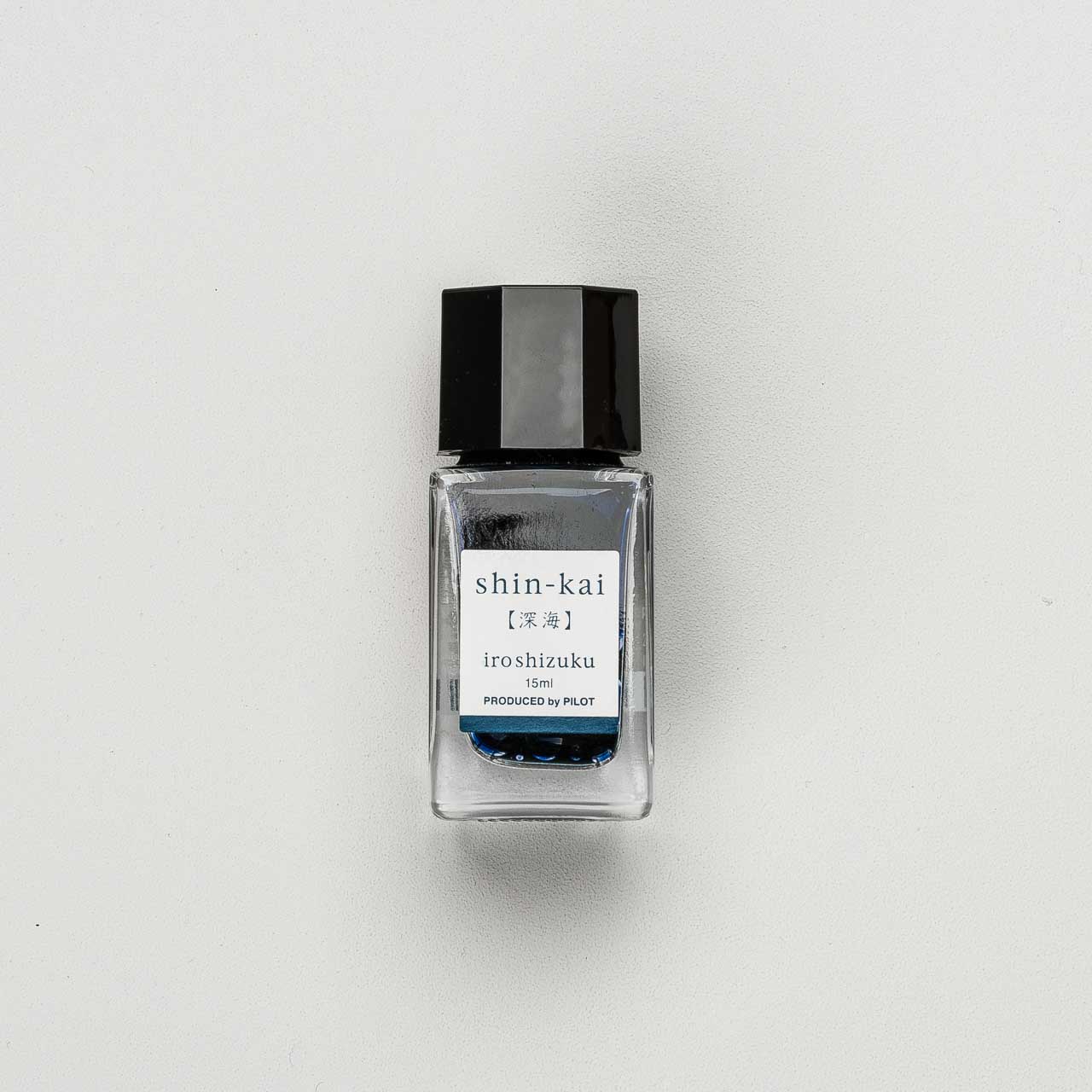 Pilot Iroshizuku Tinte "Shin Kai" 15ml in Glasflacon