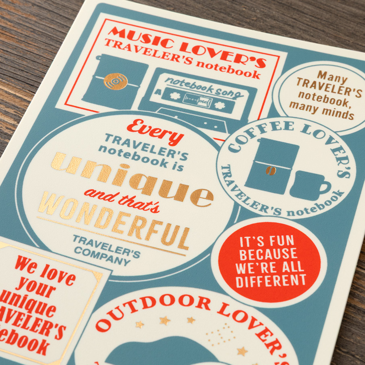 Traveler's Notebook Regular 2027 Schreibunterlage