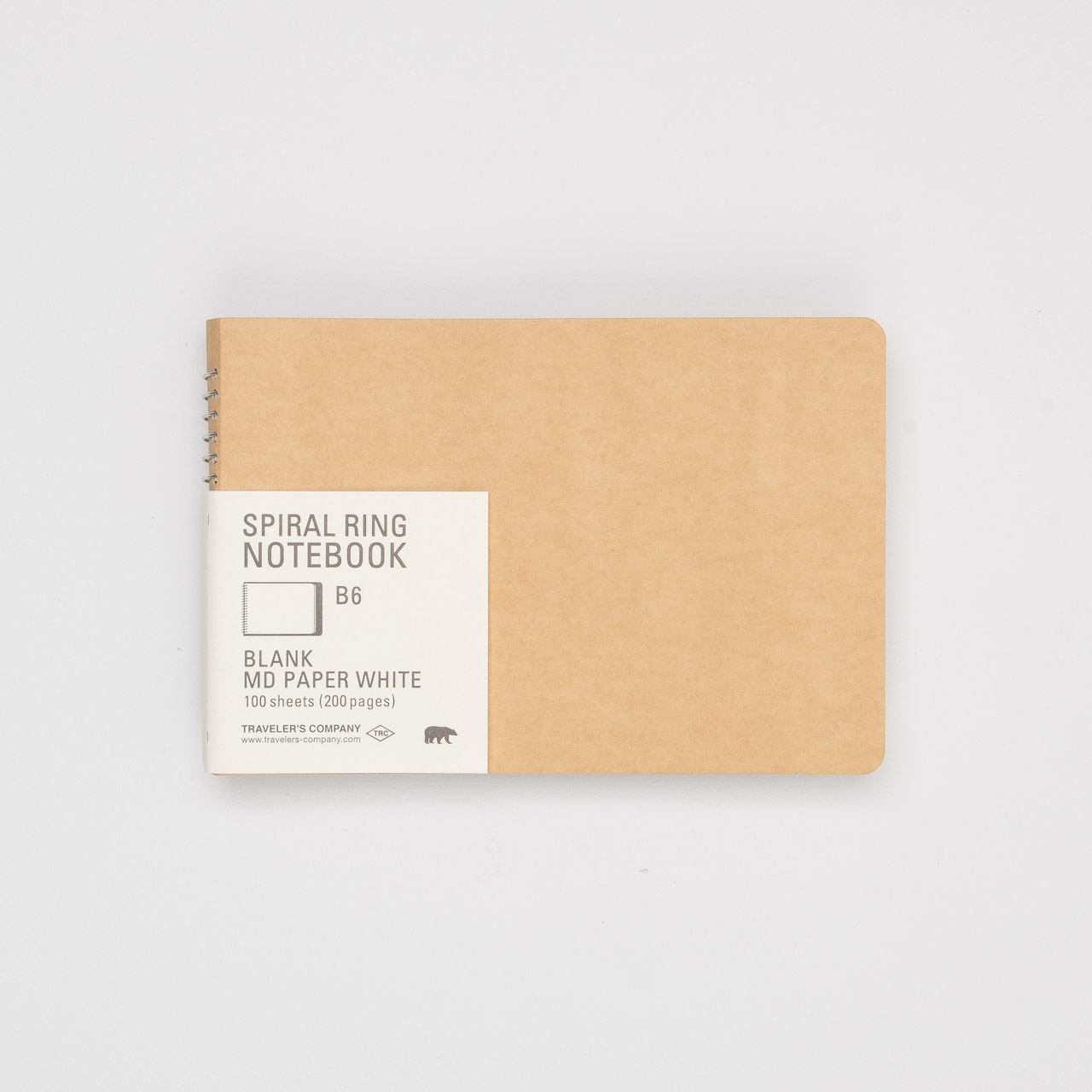 Midori Spiralringbuch Polar Bear B6 quer