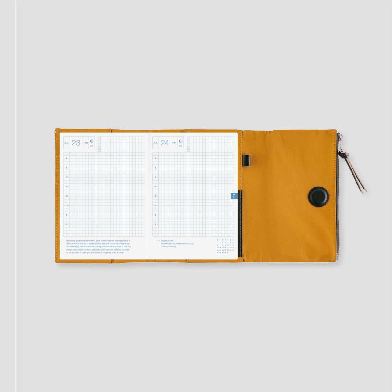 Hobonichi Cover Tragen: Mustard (A6)