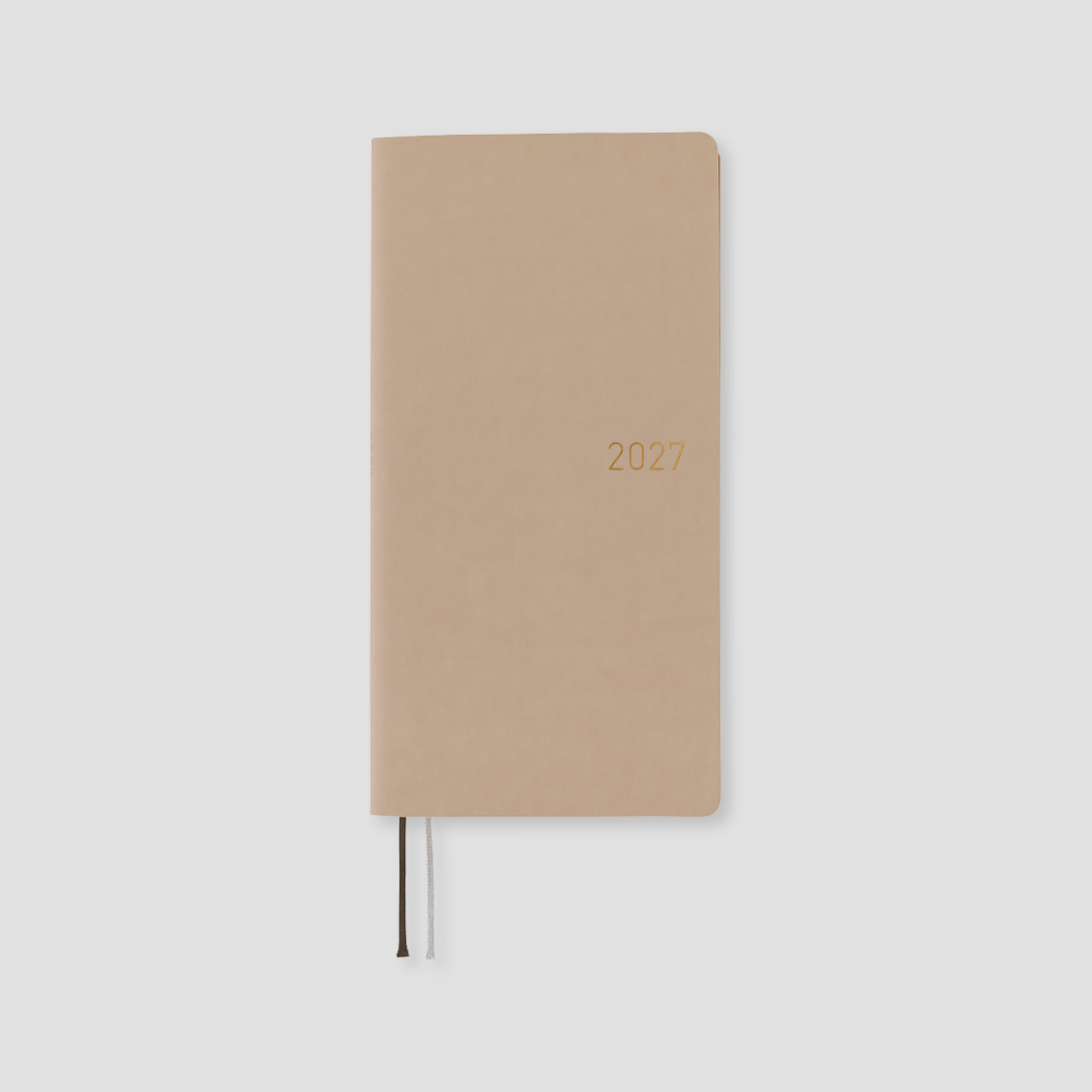 Hobonichi Pocket Planner 2027 Weeks Smooth: Café au Lait (engl.)