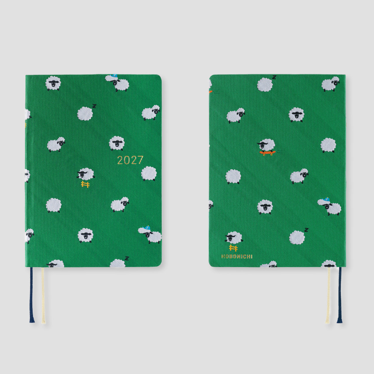 Hobonichi Planer 2027 HON Bow & Tie: Sheep Sheep Sheep (A6, jap.)