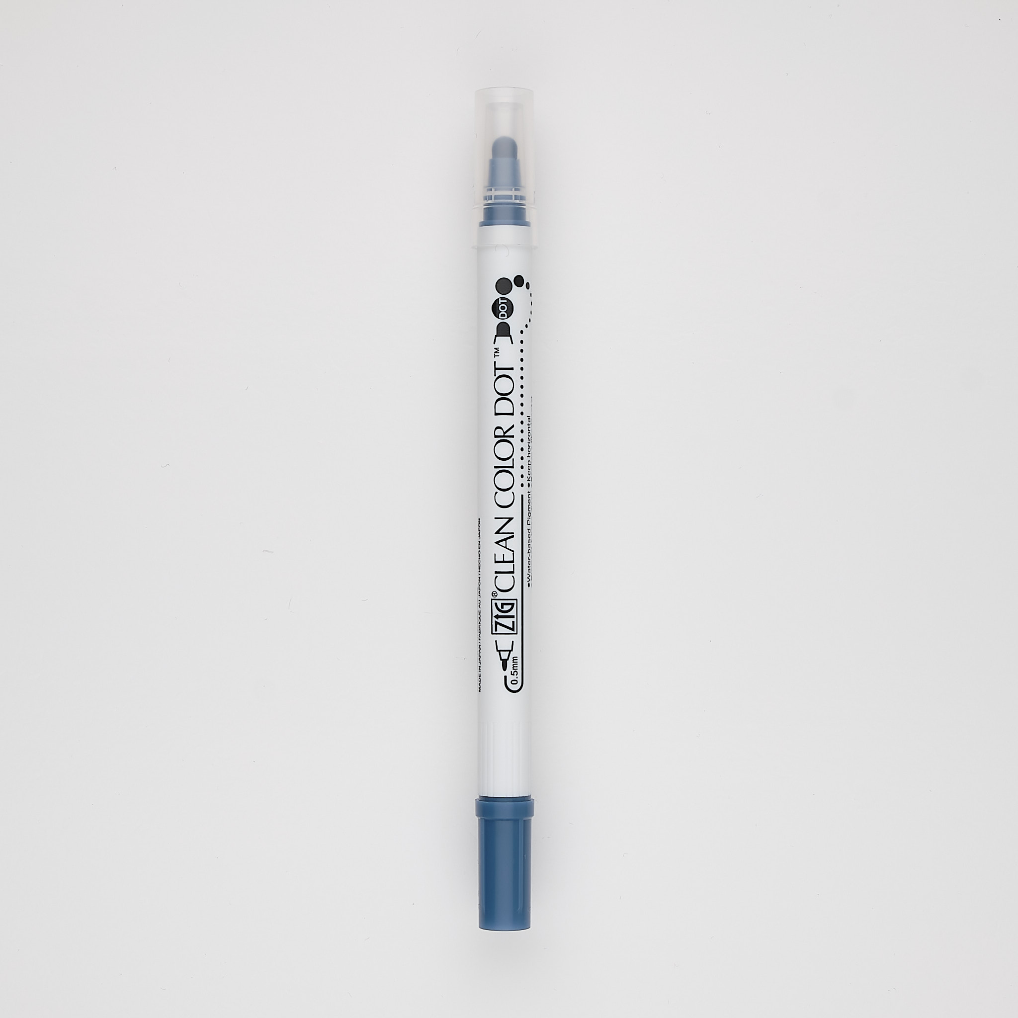 Kuretake Textmarker ZIG Clean Dot Color denim