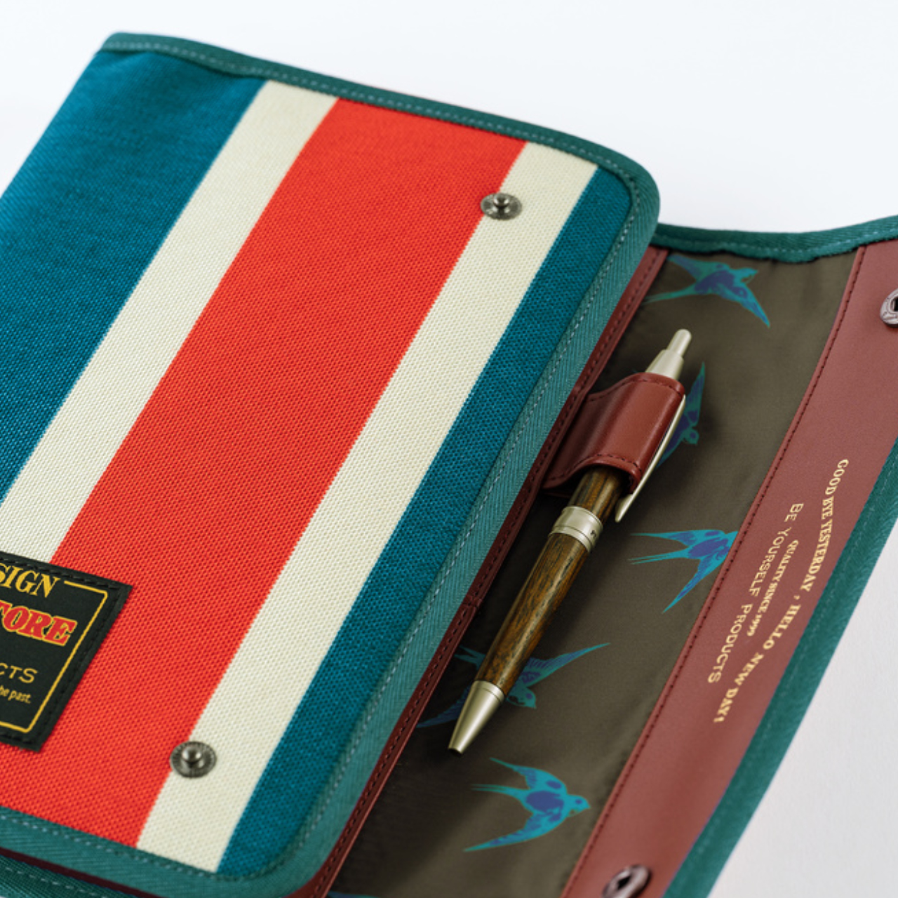 Hobonichi Cover Natal Design: Hello New Day! - Retro Stripe (A5)