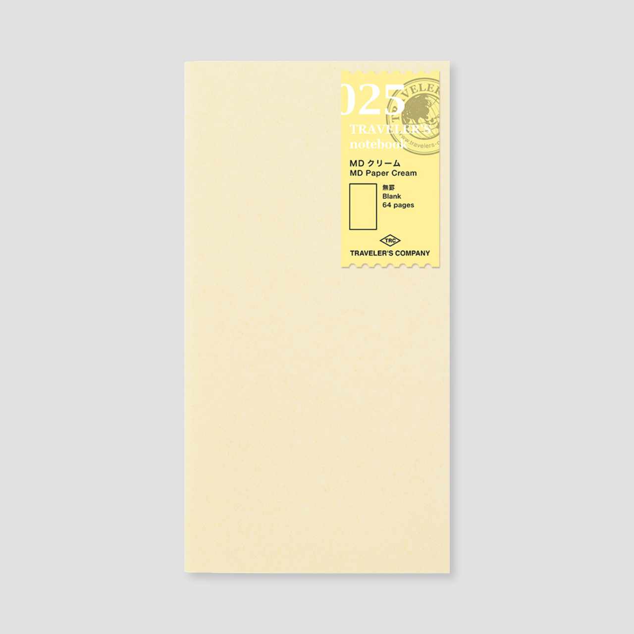 Traveler's Notebook Regular "025" MD creme