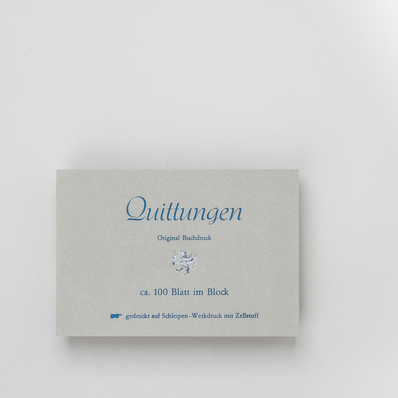 Letterpress Quittungsblock