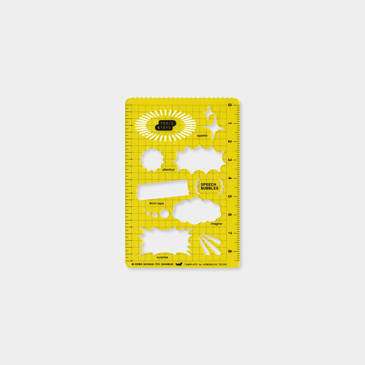 Hobonichi Schablone Speech Bubbles