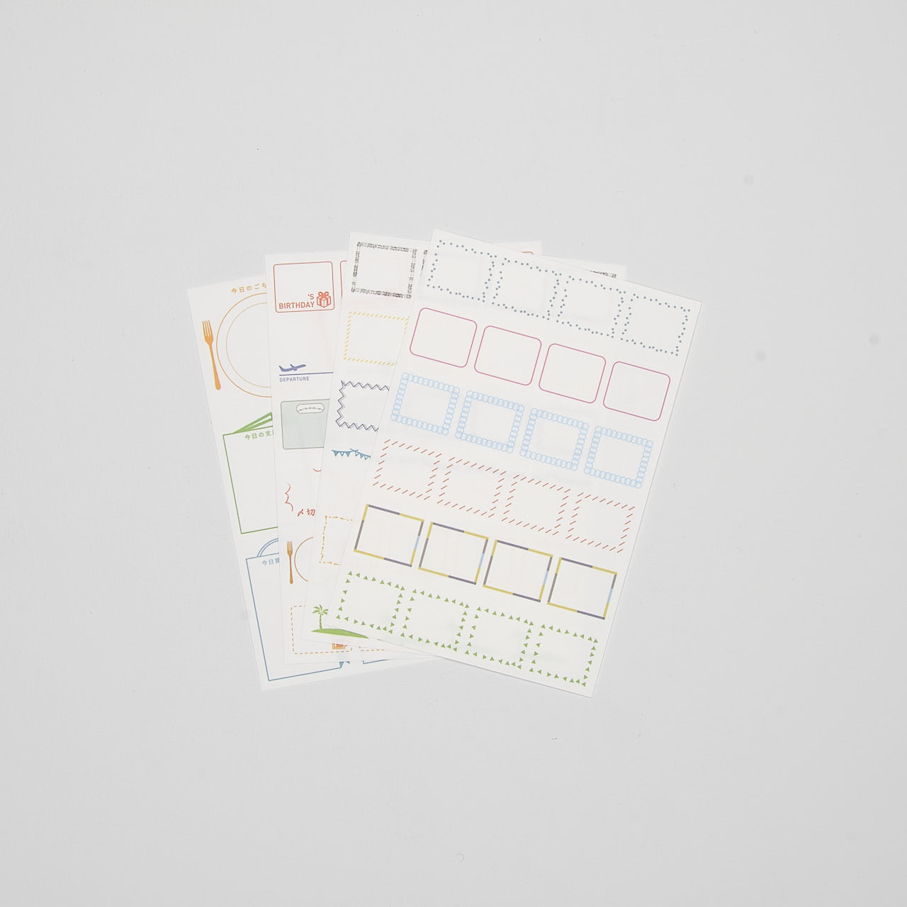 Hobonichi Etiketten Frame Stickers 2