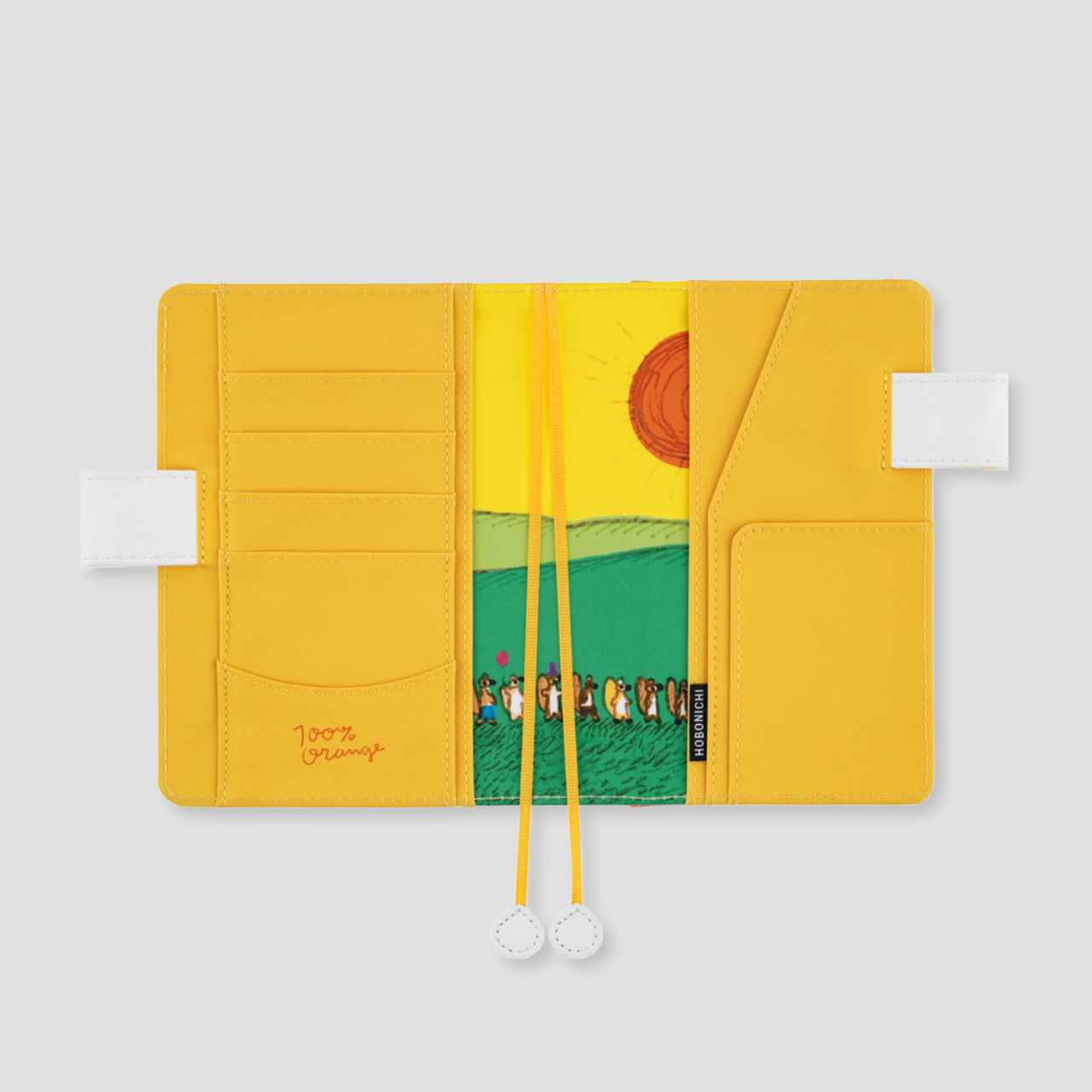 Hobonichi Cover 100%ORANGE: Squirrel Squadron (A6)