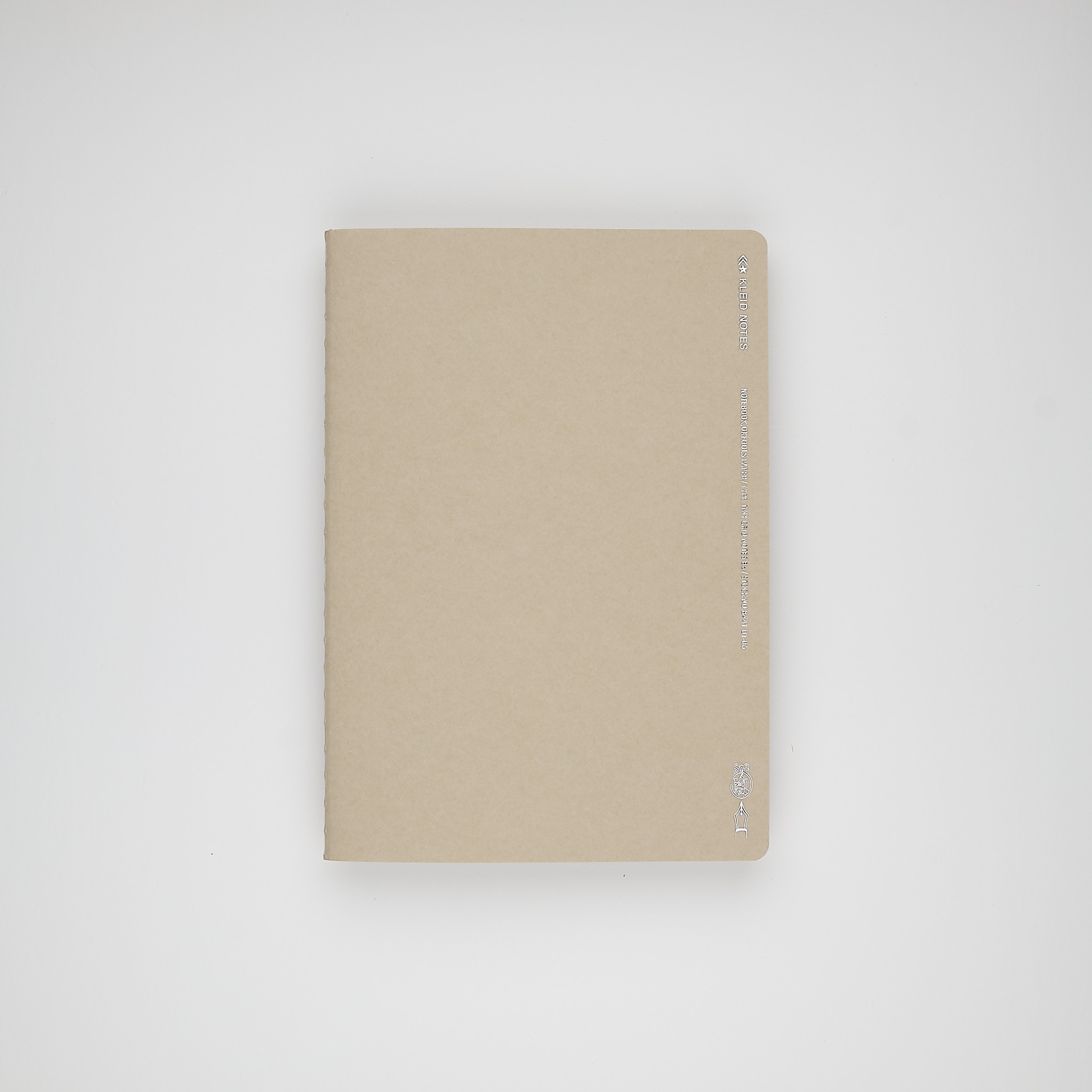 Kleid Notizheft Tiny Grid Notes beige (B6)