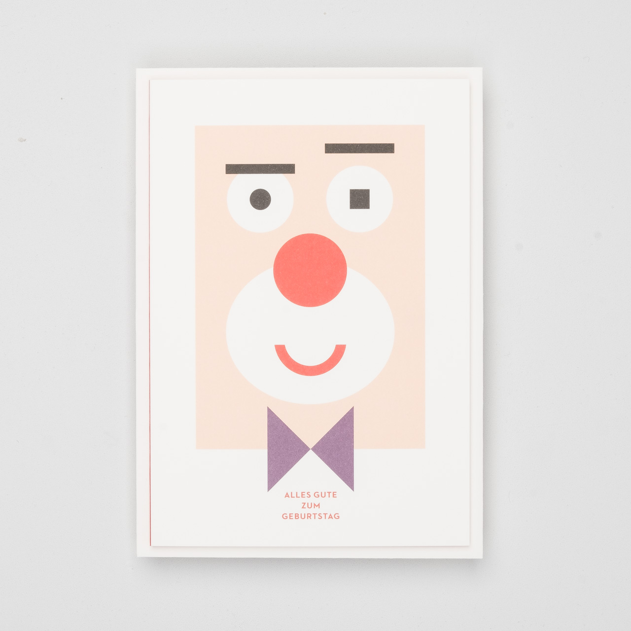 Klappkarte Alles Gute zum Geburtstag Clown